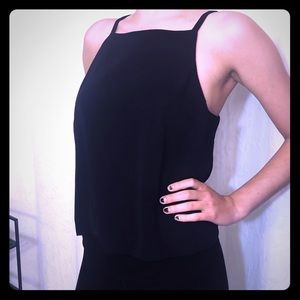 DKNY Women’s Chic Sleeveless Top, Black, Size M